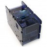 CloudShell 2 Case 2 for Odroid XU4 - elements for building a NAS file server - blue - zdjęcie 2