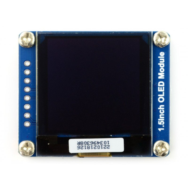 OLED displej, bílý grafický 1,5 '' 128x128px SPI / I2C