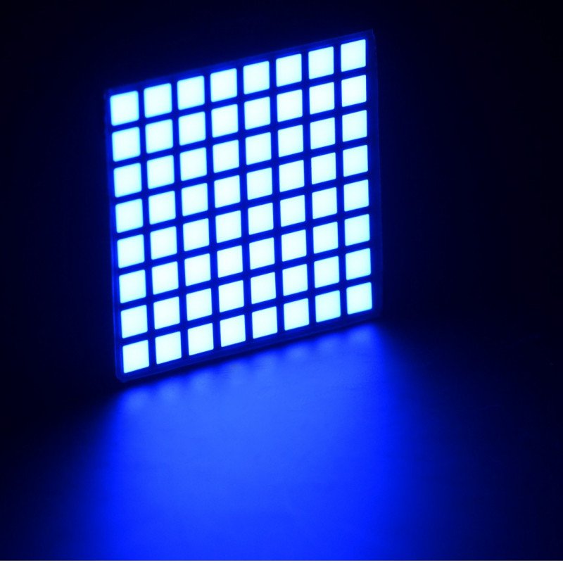 LED matice 8x8 1,2 '' - modrá