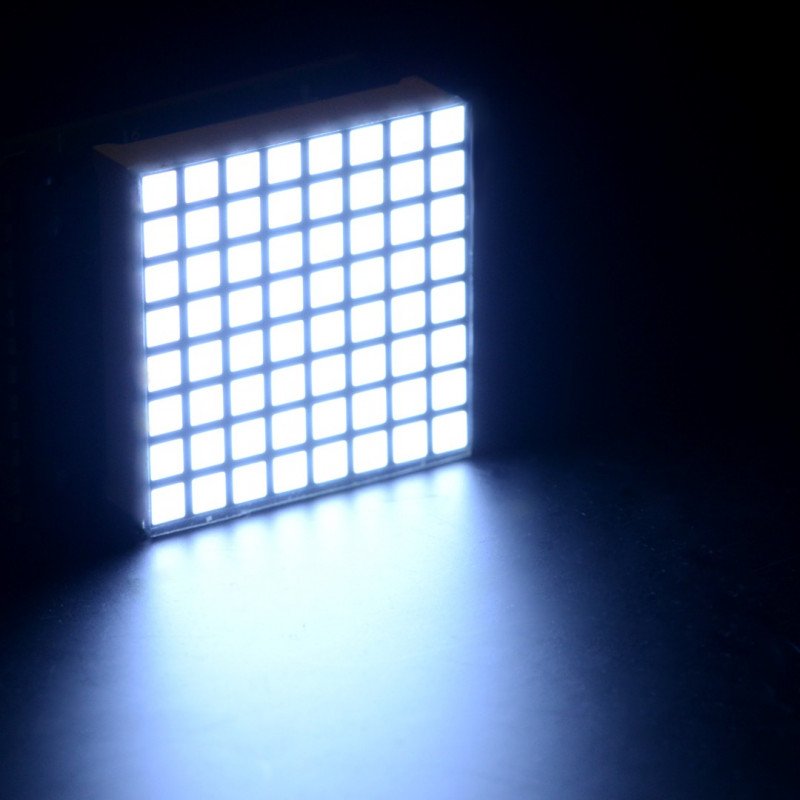 LED matice 8x8 1,2 '' - bílá