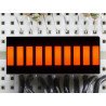 Pravítko LED displej - 10 segmentů - oranžová - zdjęcie 3