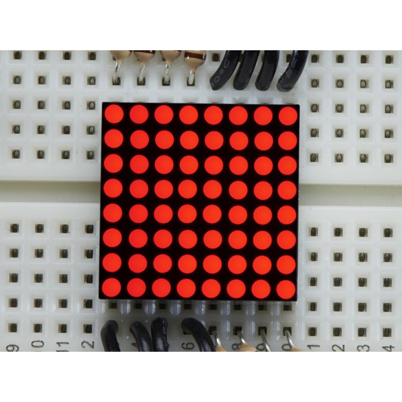 Miniaturní LED matice 8x8 0,8 '' - červená