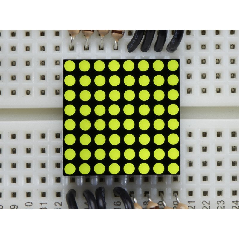 Miniaturní LED matice 8x8 0,8 '' - vápno