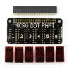 PiMoroni Micro Dot pHAT - 6místná matice LED 5x7 - překrytí pro Raspberry Pi - červená - zdjęcie 3