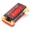 PiMoroni Micro Dot pHAT - 6místná matice LED 5x7 - překrytí pro Raspberry Pi - červená - zdjęcie 5