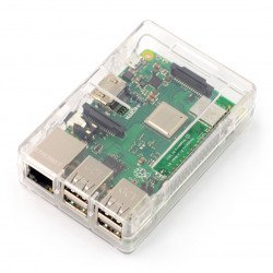 Pouzdro Raspberry Pi Model 2 / B + - průhledné