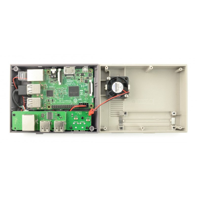 RetroFlag - pouzdro pro Raspberry Pi Model 3/2 / B + s ventilátorem