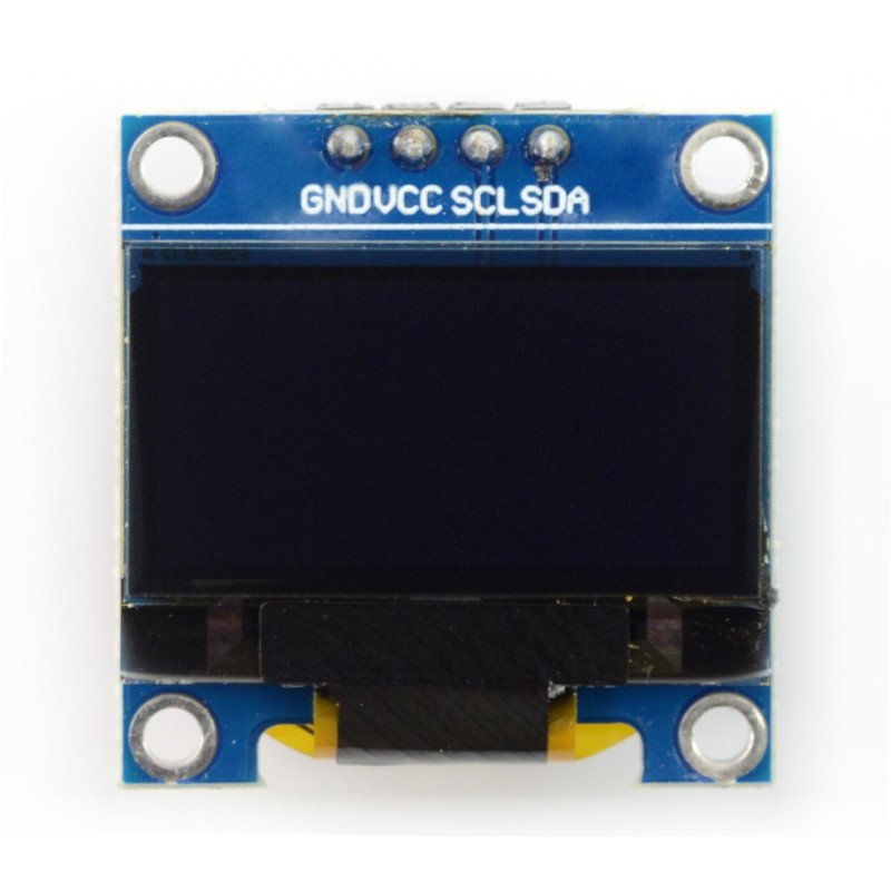 OLED displej, modrá grafika, 0,96 '' 128x64px I2C