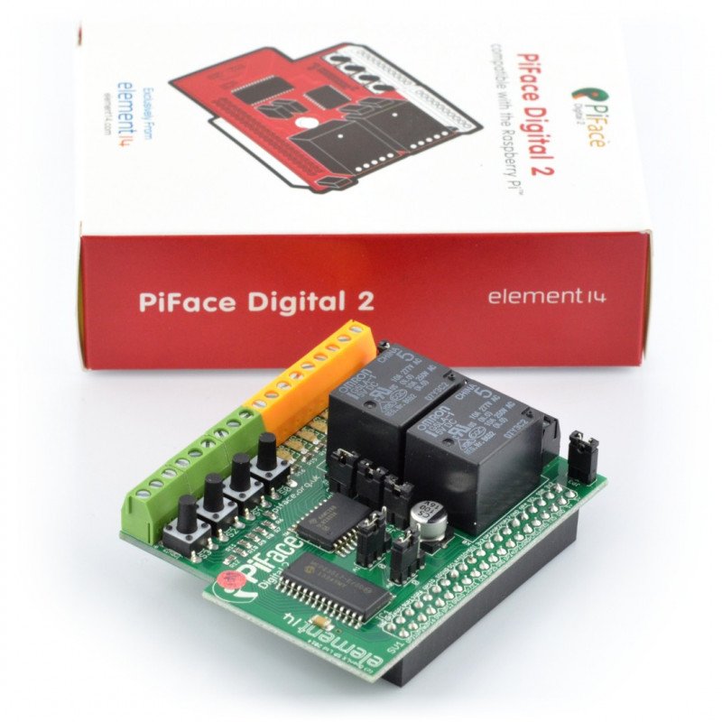 PiFace Digital 2 - rozšíření k Raspberry Pi B +