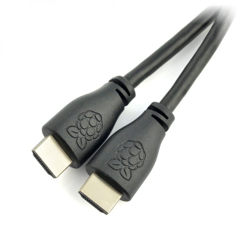 Kabel HDMI 2.0 pro Raspberry Pi - 2 m dlouhý - oficiální