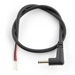 Napájecí kabel DC 2,5 x 0,8 mm pro Odroid - úhlový