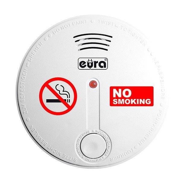 Eura-tech Eura SD-20B8 - fotooptický detektor cigaretového kouře - 9V DC
