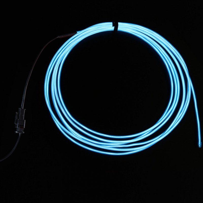 Elektroluminiscenční kabel 2,5 m - bílý