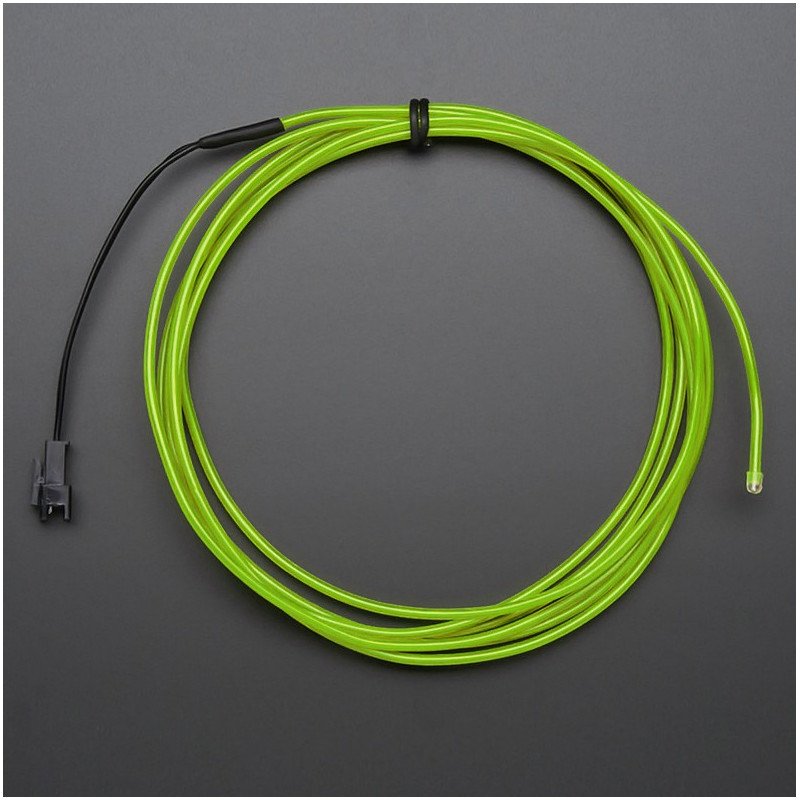 Elektroluminiscenční kabel 2,5 m - zelený