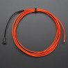 Elektroluminiscenční kabel 2,5 m - červený - zdjęcie 2