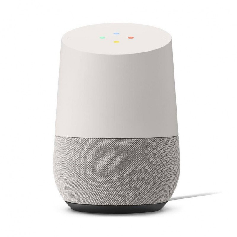 Domovská stránka Google - inteligentní reproduktor Google Assistant - bílý