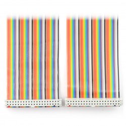 Kabel IDC 40kolíková zásuvka-zásuvka 20 cm Raspberry Pi B +