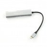 Adaptér (HUB) USB typu C na port HDMI / USB 3.0 / SD / MicroSD / C. - zdjęcie 1