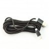 Kabel USB - USB typu C M-Life černý 2m - zdjęcie 1
