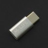 Adaptér Micro USB - USB typu C M-Life - stříbrný - zdjęcie 1