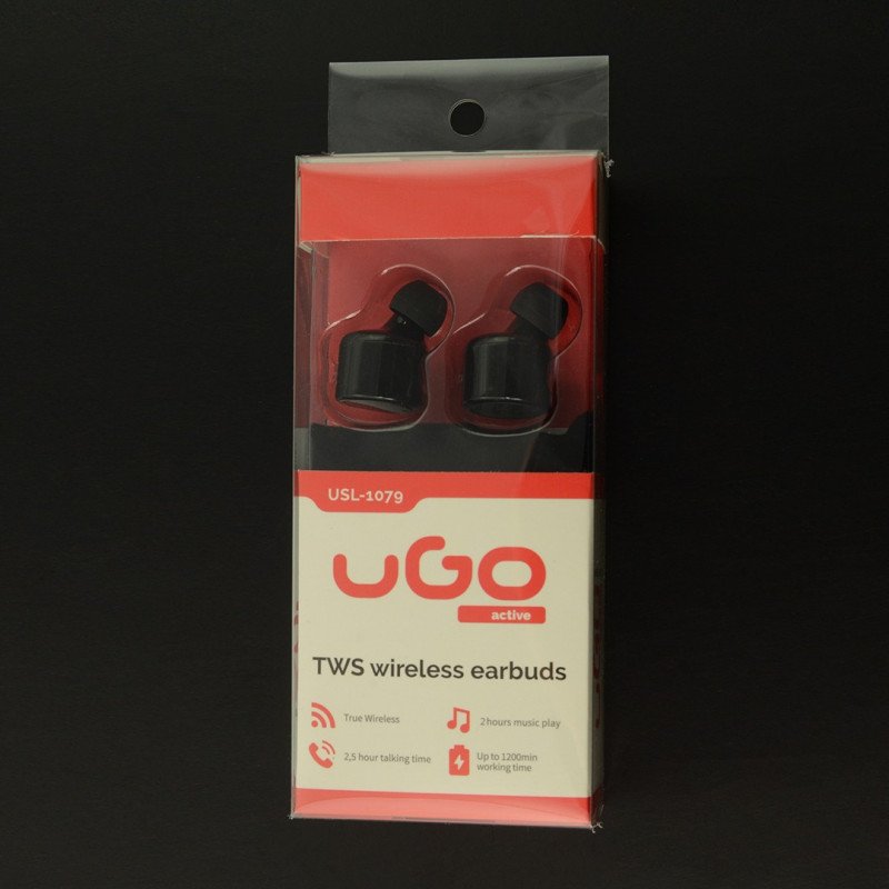Bezdrátová sluchátka UGo TWS USL-1079