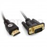 Kabel HDMI - VGA - dlouhý 1,5 m - zdjęcie 2