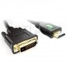 Kabel HDMI - DVI-D - dlouhý 1,0 m - zdjęcie 2
