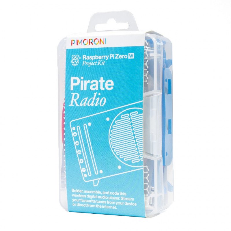 Pirate Radio - Pi Zero W Project Kit - sada prvků pro stavbu rádia