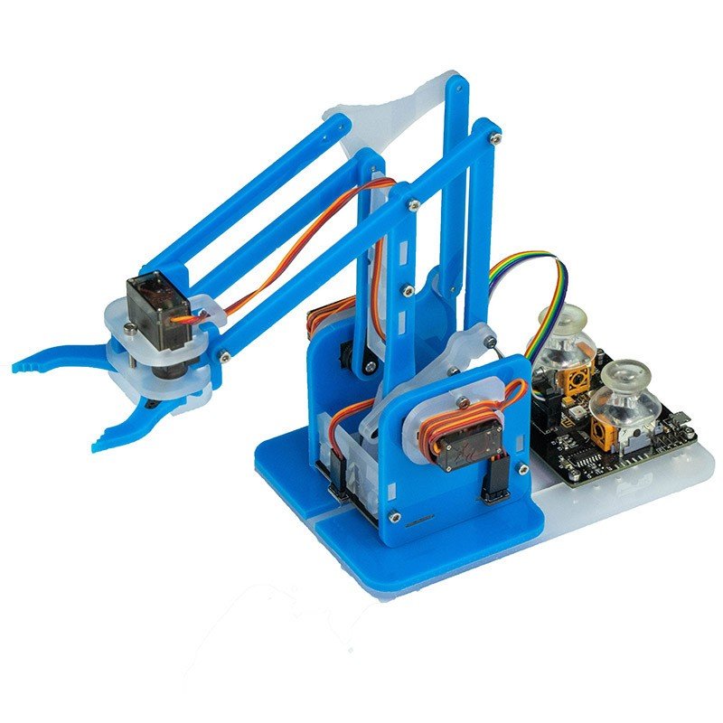 Robotické rameno MeArm pro Arduino - modré