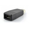 Adaptérový kabel mini USB zásuvka - micro USB zástrčka - zdjęcie 2