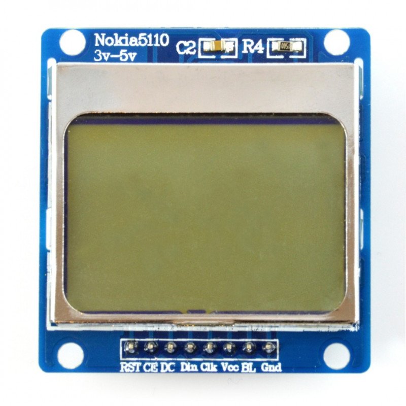 Grafický LCD displej 84x48px - Nokia 5110 - modrý