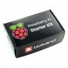 Sada Raspberry Pi 4B WiFi 1 GB RAM - oficiální - s grafitovým pouzdrem - zdjęcie 1