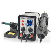 Pájecí stanice 2v1 a pájecí hroty Zhaoxin 898DH s ventilátorem na skladě - 760W