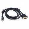 Černý kabel DVI - HDMI 1,8 m - zdjęcie 2