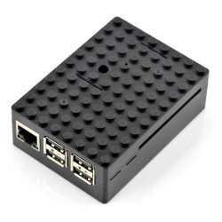 Pi-Blox - pouzdro Raspberry Pi Model 2 / B + - černé