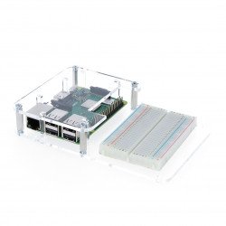 Pouzdro Raspberry Pi Model 3B + / 3B / 2B s prostorem pro desku