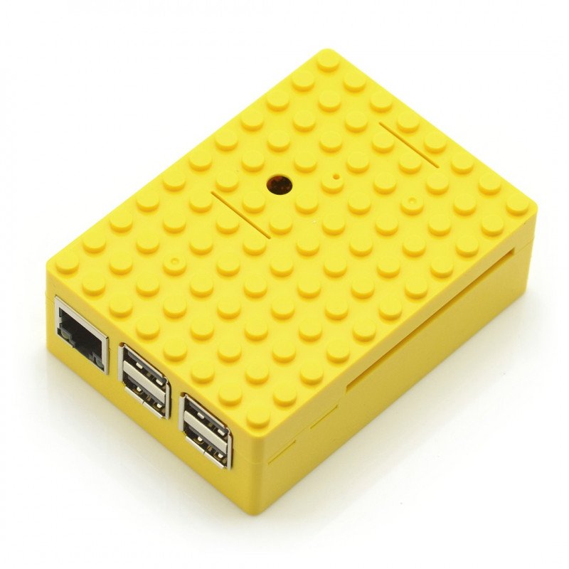 Pi-Blox - pouzdro Raspberry Pi Model 3/2 / B + - žluté