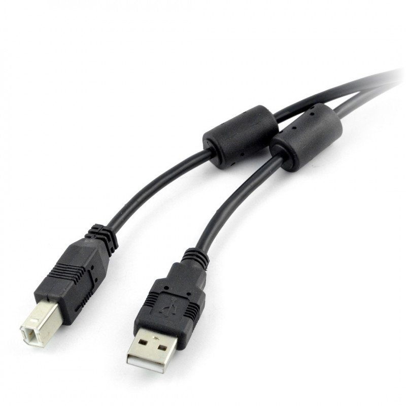 Kabel USB A - B s feritovým filtrem - 3,0 m