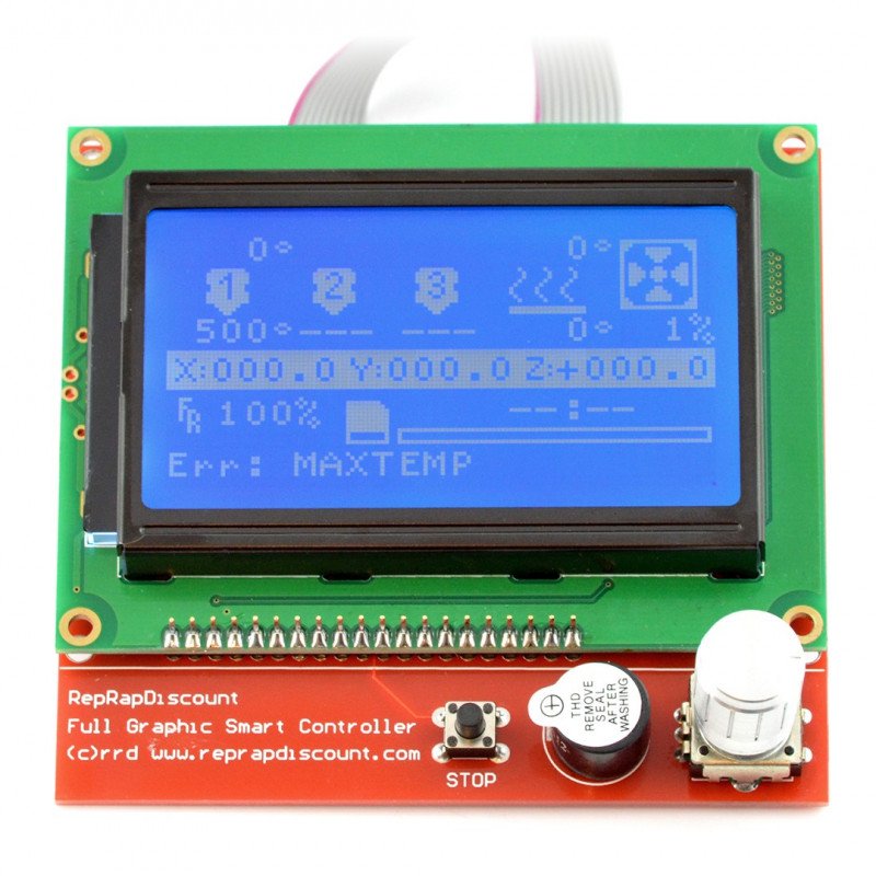 Chytrý ovladač Reprap 3D Ramps 1.4 LCD 12864