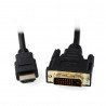 Kabel DVI - HDMI 3 m - zdjęcie 1