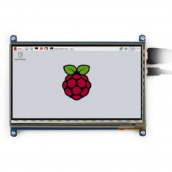 Dotykový displej - odporový LCD TFT 7 '' v3.3 800x480px HDMI + USB pro Raspberry Pi