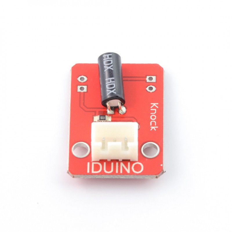 Senzor náklonu / nárazu s kuličkou - modul Iduino + 3kolíkový kabel