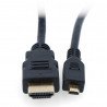 MicroHDMI - kabel HDMI - 3 m - zdjęcie 1