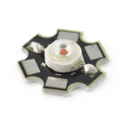 1 W IR Power LED Star - infračervené 940 nm s chladičem