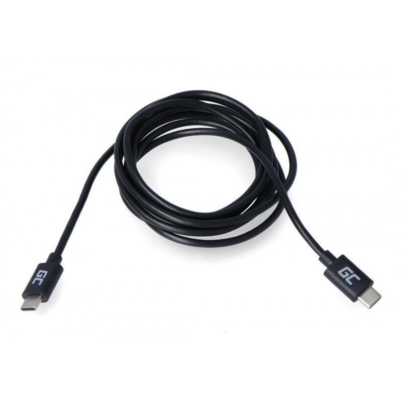 USB-C - USB-C 3.1 1m napájení 100W zelený mobilní kabel