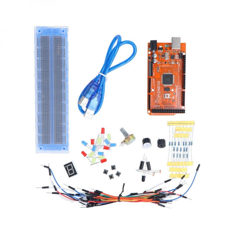 Sada elektronických součástek pro Arduino + Iduino Mega KTS16