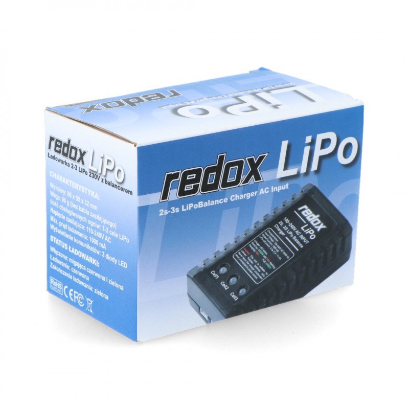 Redox LiPo nástěnná nabíječka