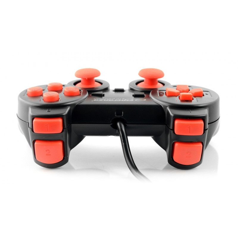 Gamepad Corsair - černý a červený
