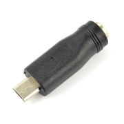 Adaptér 5,5 / 2,1 mm - microUSB zástrčka