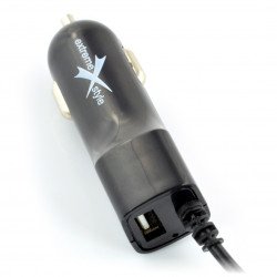 Extrémní microUSB + USB 5V 3.1A nabíječka / adaptér do auta